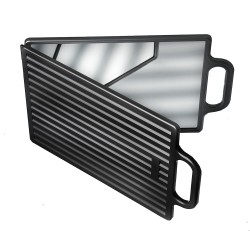 Double Folding Mirror - Black