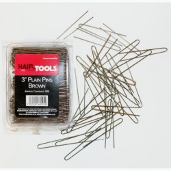 3" Plain Pins Brown (Box Of...