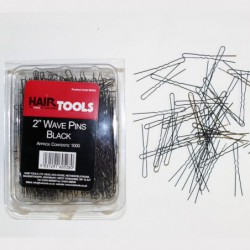 2" Wave Pins Black (Box Of...