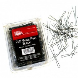 2.5" Wave Pins Black (Box...