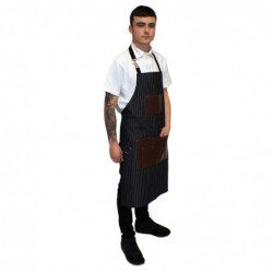 Pinstripe Barber Apron